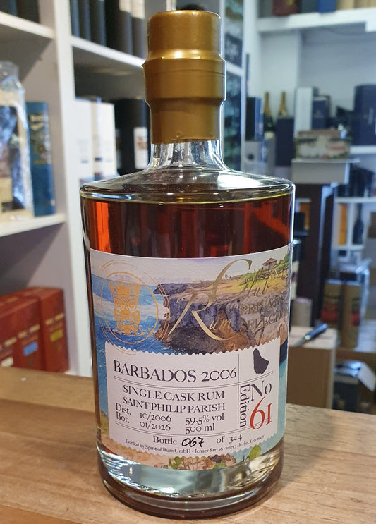 Rumclub Ed.61 Foursquare 2006 Barbados Saint Philip parish 59,5% vol. 0,5l Single cask Rum club