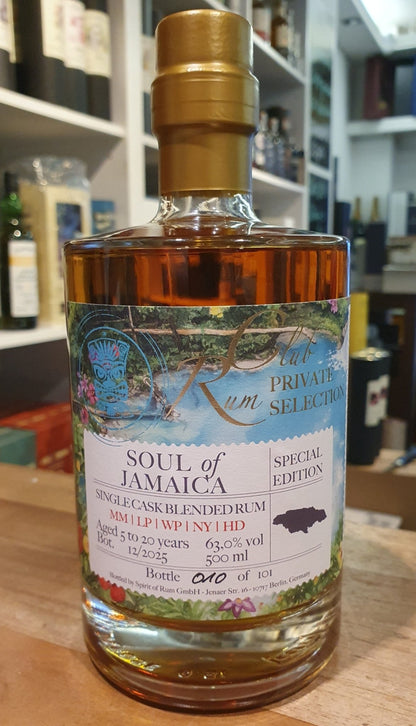 Rumclub Soul of Jamaica MM NY LP HD WP Village 2026 63% vol. 0,5l Special Edition Single cask blended Rum club Jamaika