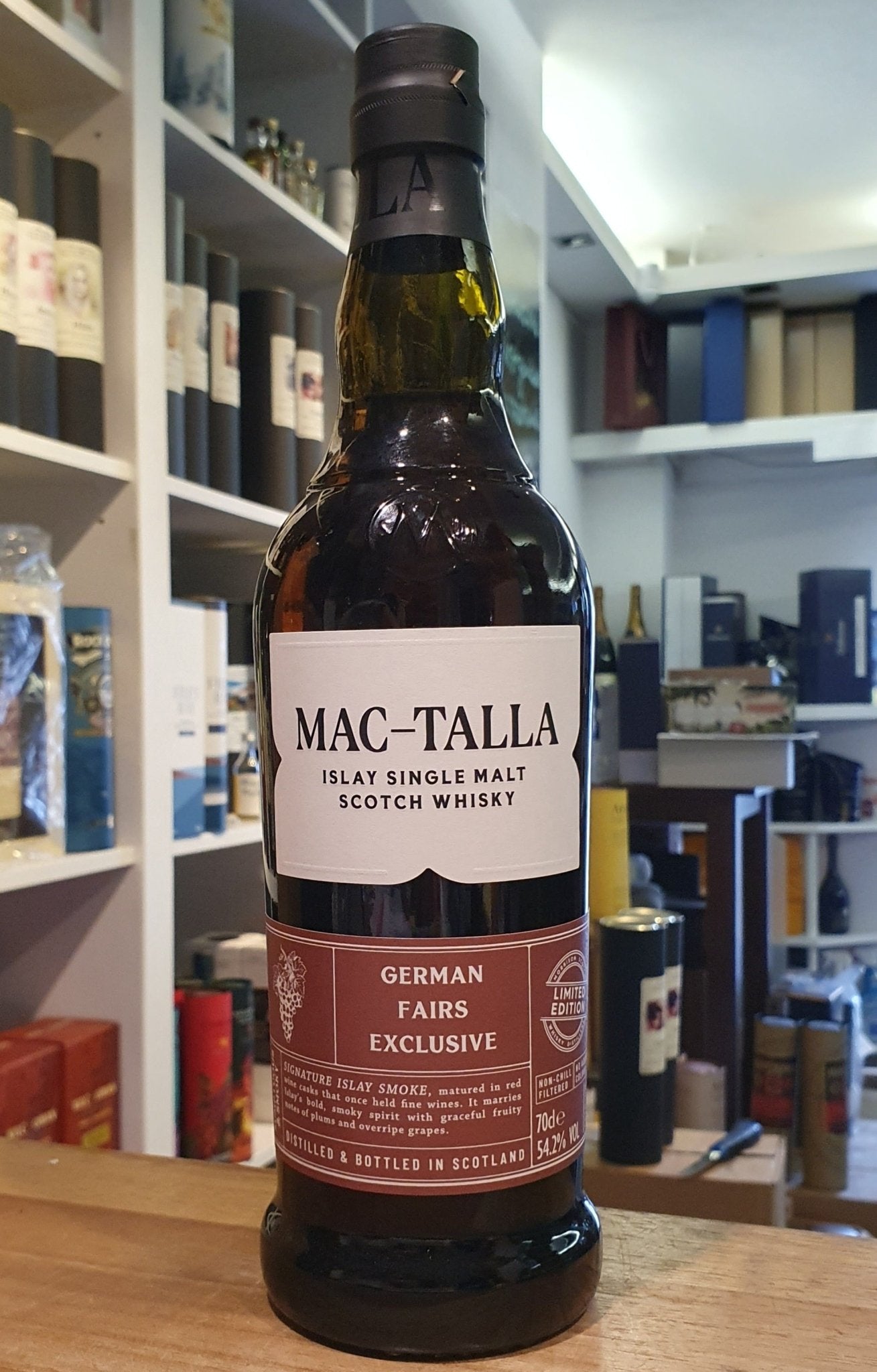 Mac - Talla Limited Edition Red Wine Cask German Fairs Exclusive Whisky 0,7l 54,2 % vol. Morrison