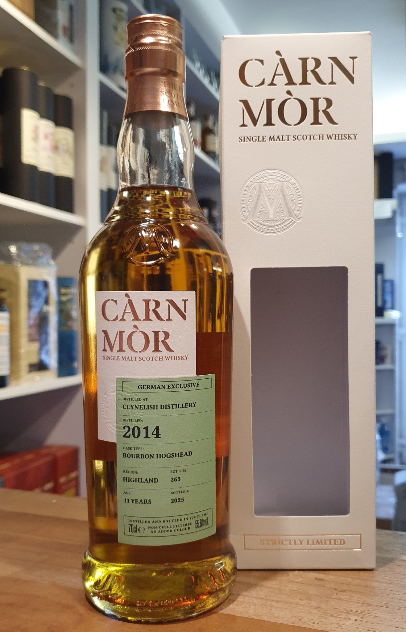 Clynelish 2014 German Exclusiv Boirbon Hogshead cask Carn Mor 55,6% vol. 0,7l Přísně limitovaná whisky