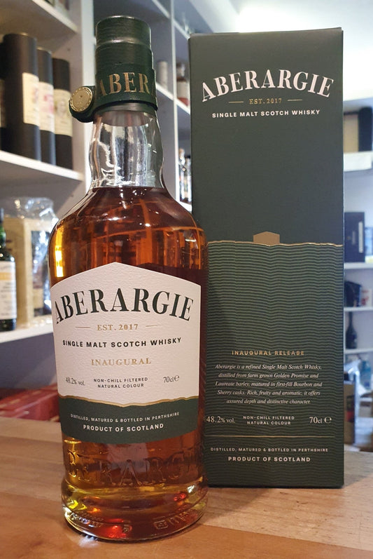 Aberargie Inaugural sherry casks limited edition Whisky single malt 0,7l 48,2% vol. mit GP Morrison