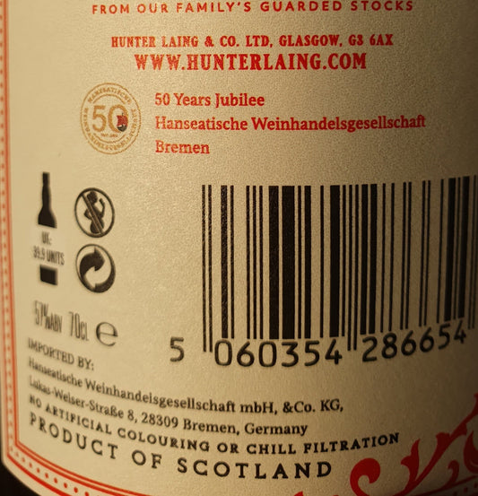 Scarabus Sherry Batch Strength 50th Edition 0,7l 57% vol. Whisky single malt batch 1