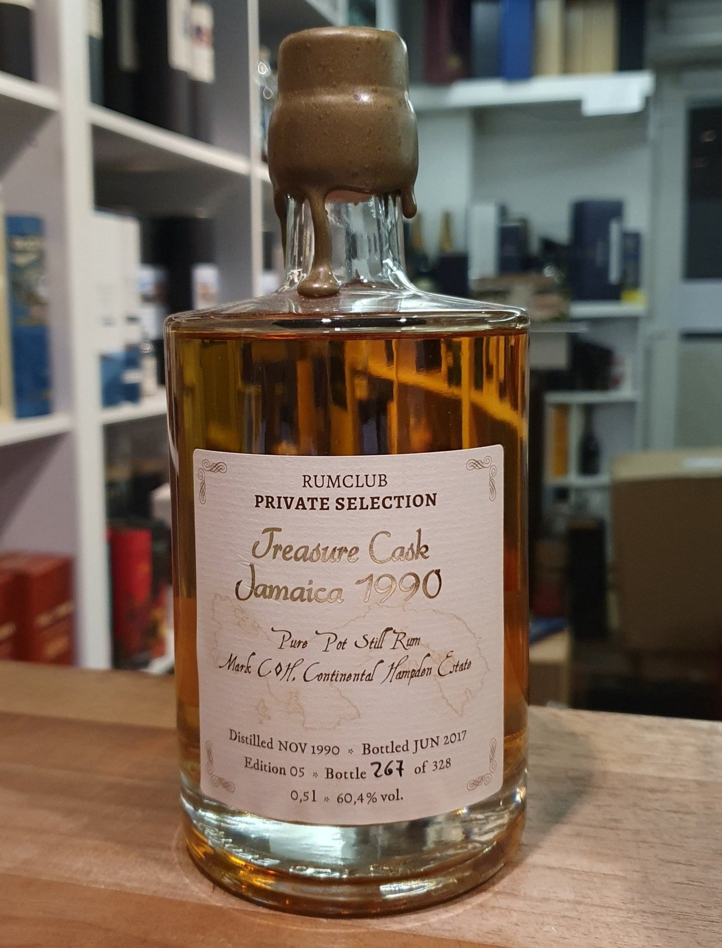 Rumclub Ed.05 Treasure Cask HD 1990 2017 Jamaica 60,4% 0,5l bottle Private Rum Selection Hampden