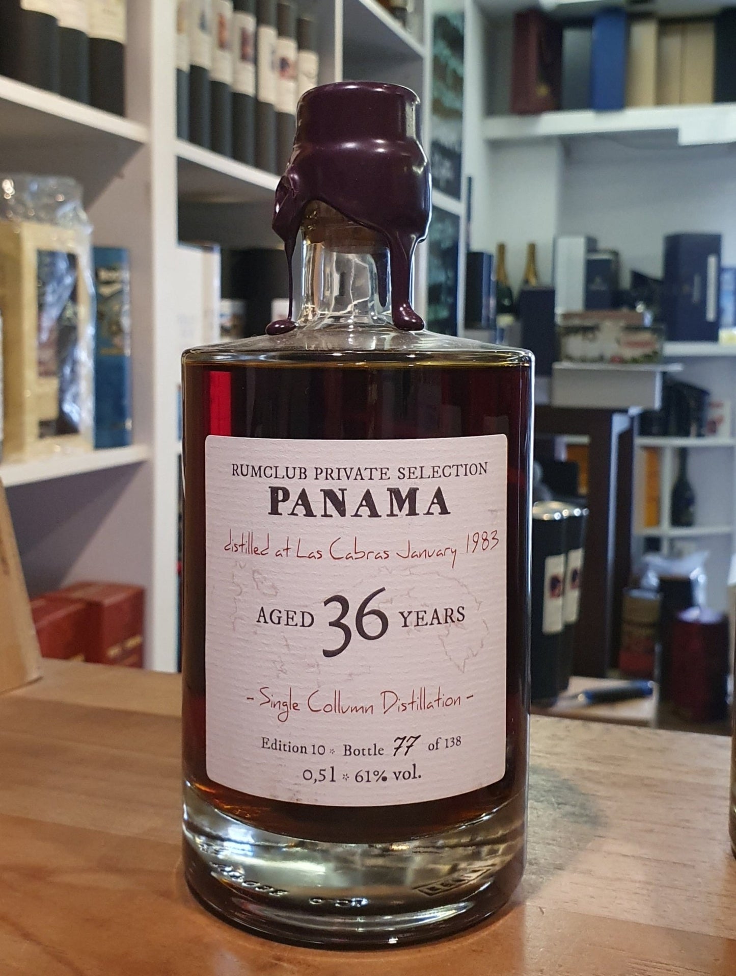 Rumclub ed.10 Las Cabras 1983 Panama 36y 0,5l 61 % obj. rum club Privátní výběrová edice