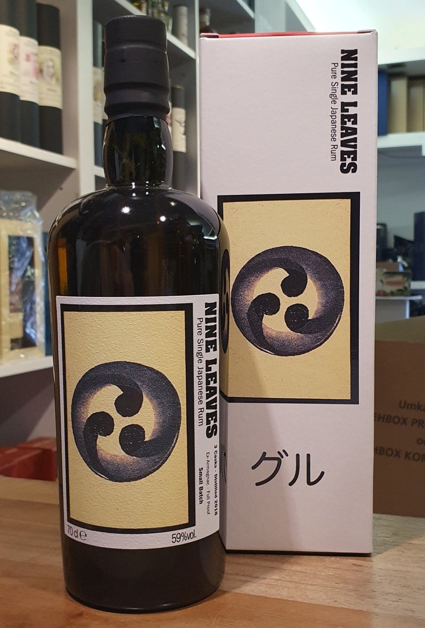 Rum Nine Leaves 2018 Armagnac Casks Small Batch Japan 59%vol 0,7l Otsu Shiga