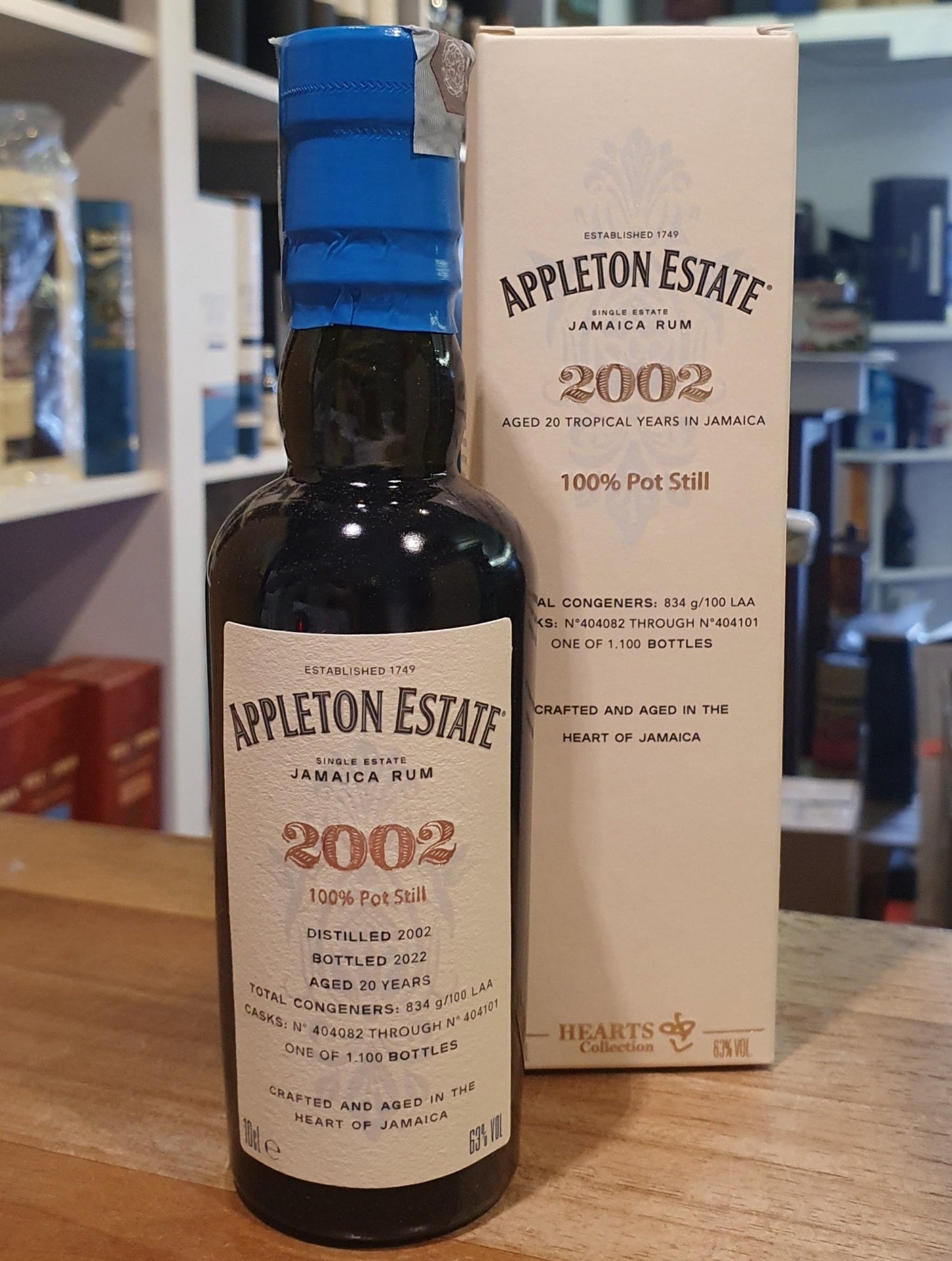 alt
Appleton MINI 2002 Hearts Collection jamajský rum 0,1l 63% vol.