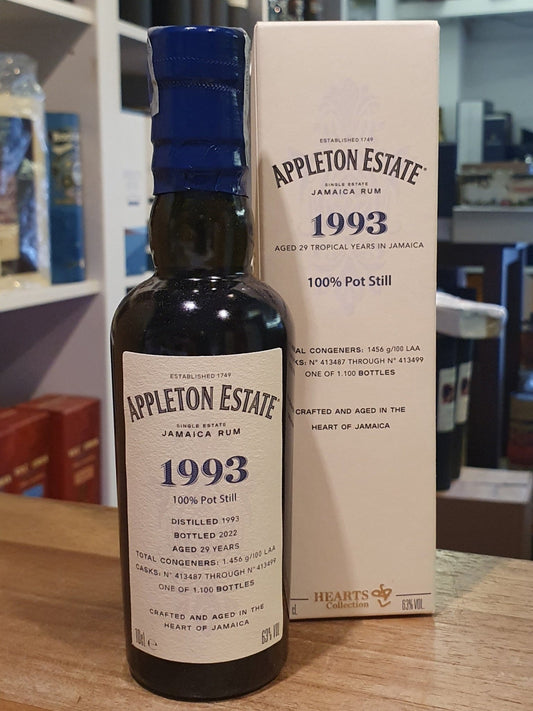 Appleton MINI 1993 2022 Hearts Collection Jamaica Rum 0,1l 63% vol.