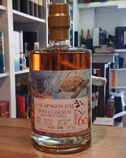 Rumclub Ed. 60 Galapagos 2015 2025 49,6 % vol. 0,5l Single cask Rum club