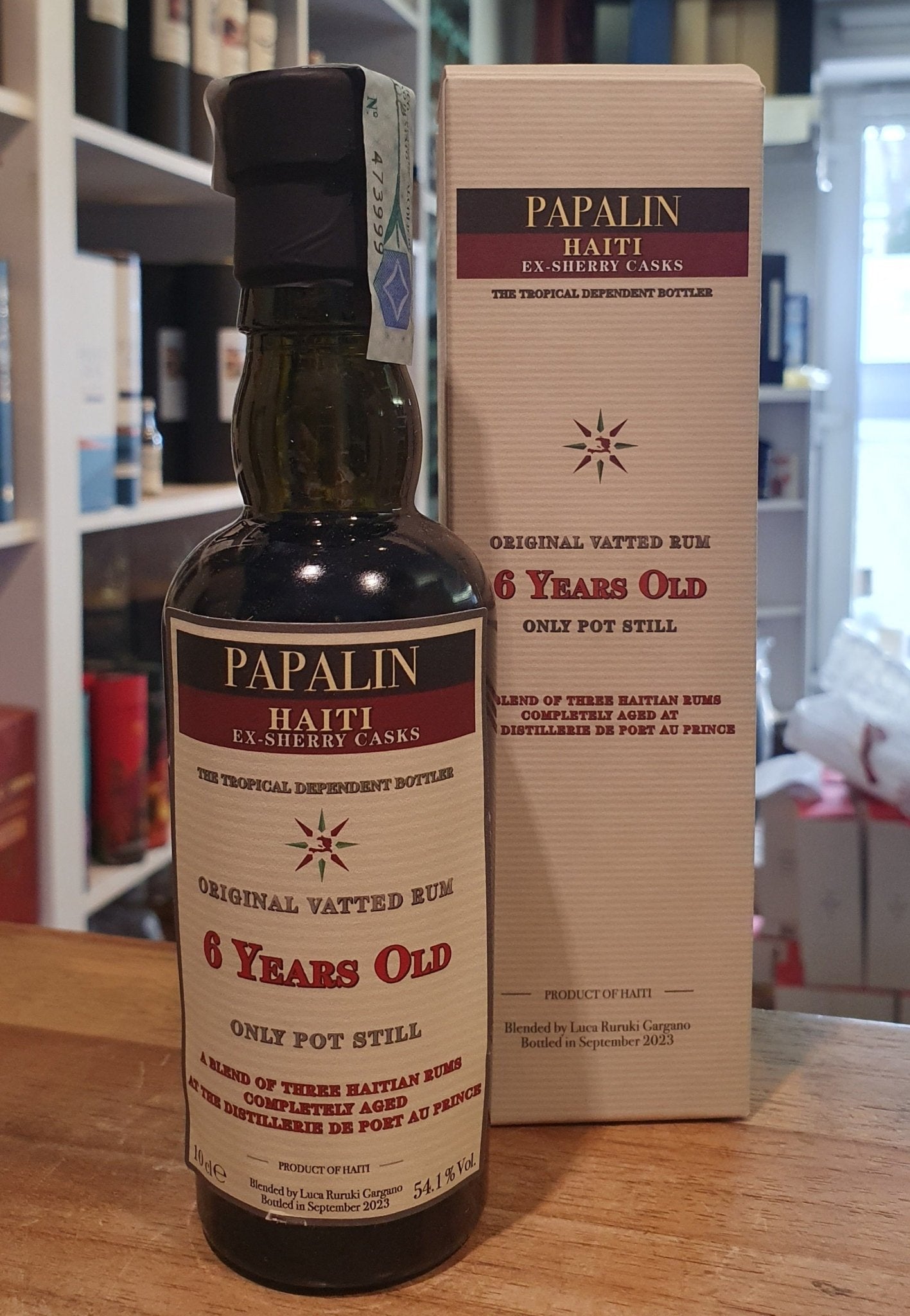 Velier Papalin Haiti MINI 2023 sherry cask 6 y Rum 0,1l 54,1 % Velier braun