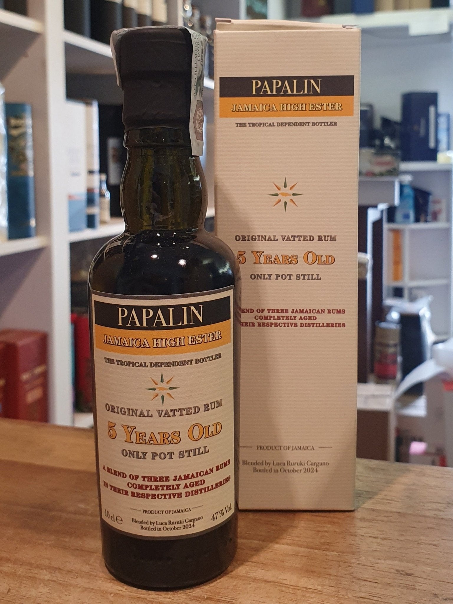 Velier Papalin Jamaica MINI 2024 High Ester 5y Rum 0,1l 47 % Velier gelb