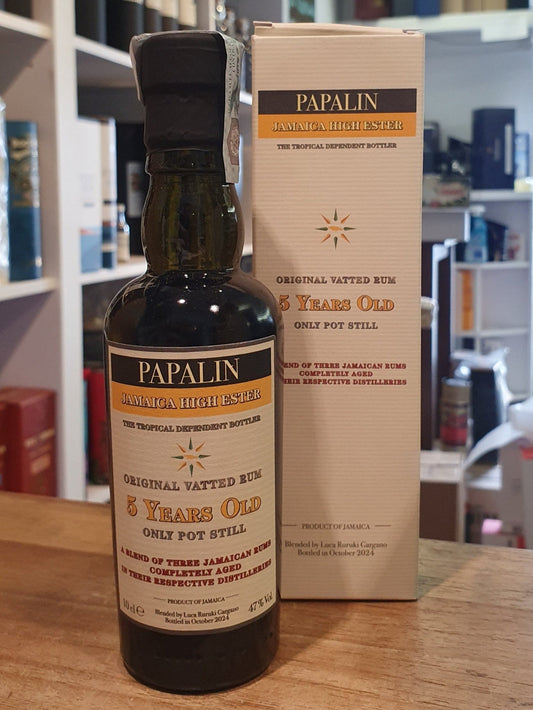 Velier Papalin Jamaica MINI 2024 High Ester 5y Rum 0,1l 47 % Velier gelb