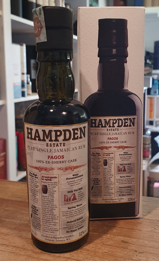 alt
Hampden Estate Pagos MINI Ex - Sherry single jamajský rum 52%vol. 0,1l Jamajka
