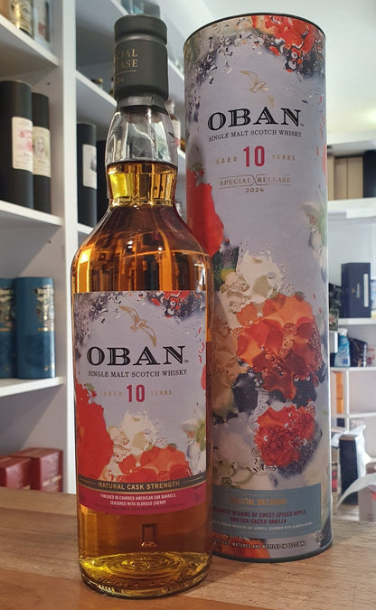 Oban 10 let Speciální edice 2024 Jednosladová whisky 0,7l 58 % vol. pobřežní sad v přírodní sudové síle