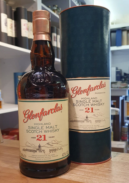 Glenfarclas 21 y single malt scotch whisky 0,7l 46% vol. neu