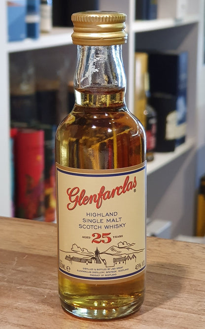 Glenfarclas 25 miniature whisky 0,05 l 43 % vol. single malt scotch