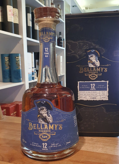 Bellamys Reserve 12 jahre sherry cask MIT Dose 0,7l 42% vol. mit GP Rum el salvador