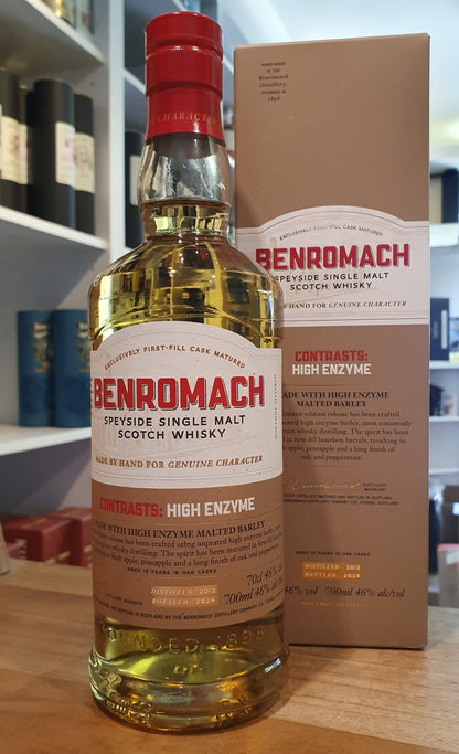 Benromach Contrasts high enzyme 2012 2024 1st Fill Bourbon Cask 0,7l 46% vol. Whisky