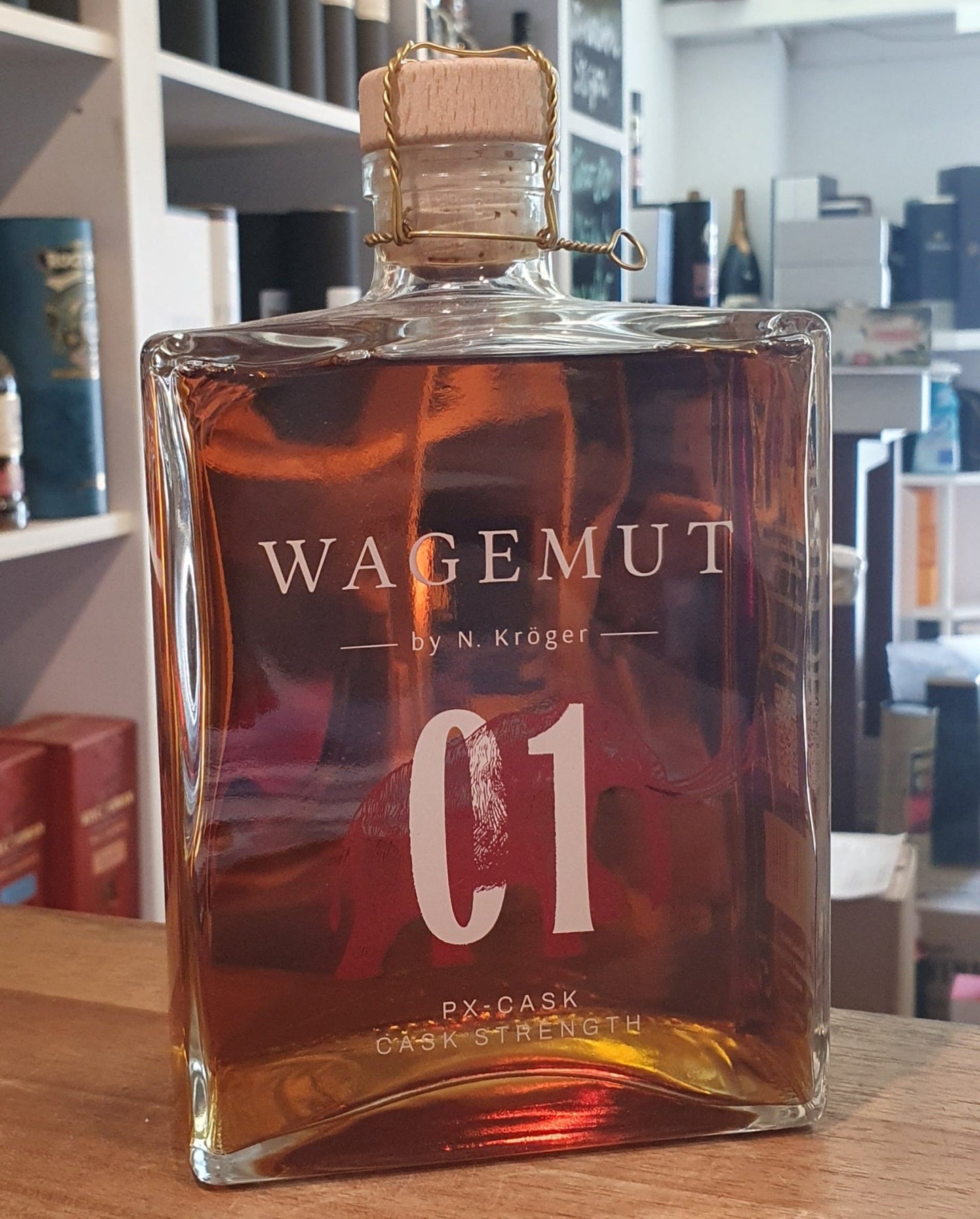 Wagemut 01 Cask Strength 10 y PX Cask Barbados Rum Spirituose 0,7l 58,7%vol.