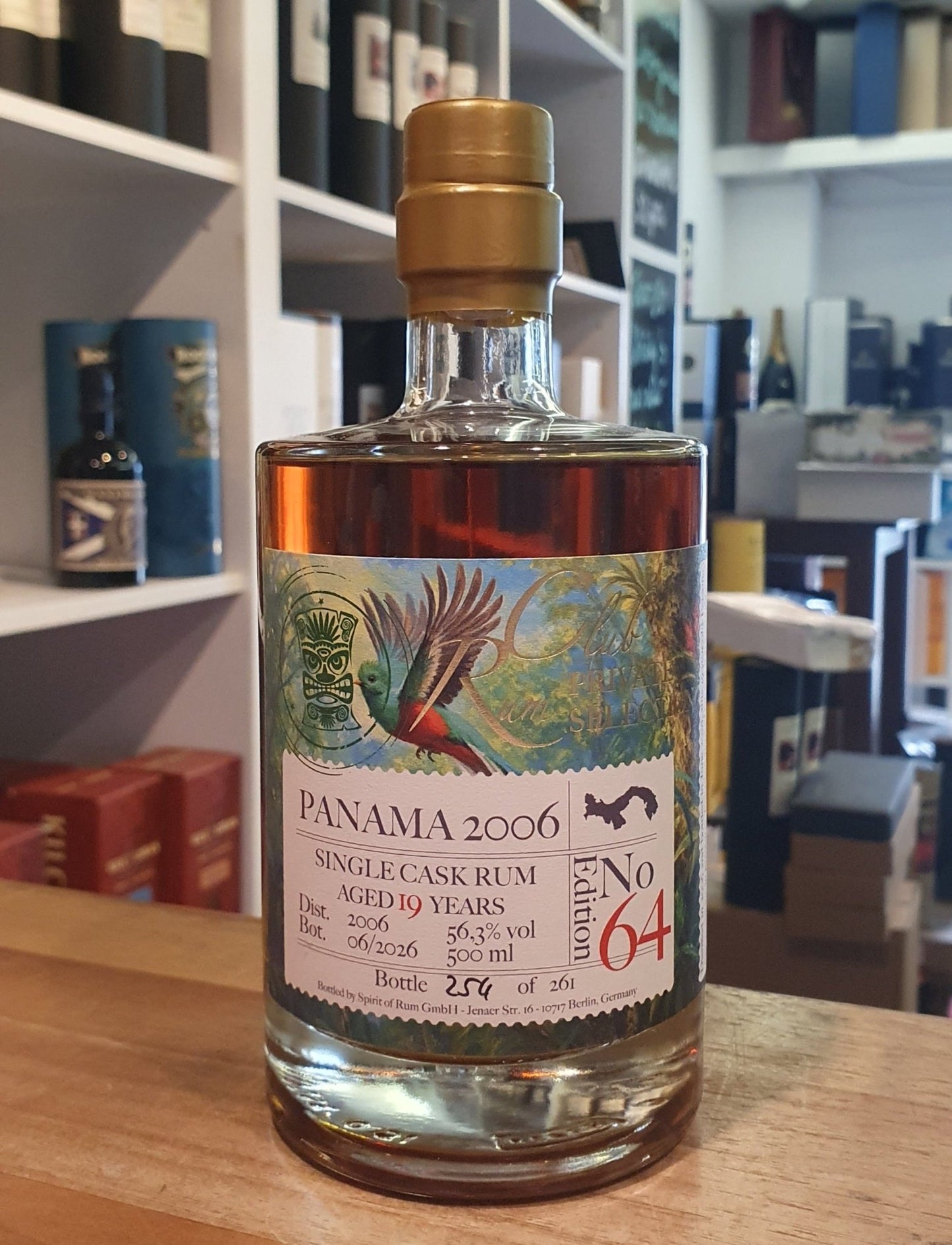 Rumclub ed. 64 Panama 2006 0,5l 56,3% vol. rum club Private Selection Edition
