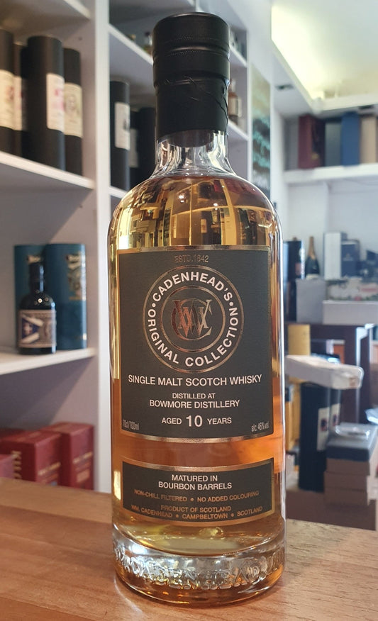 Bowmore 10 y Bourbon cask Cadenhead's 0,7l 46 %vol. 2026 Whisky