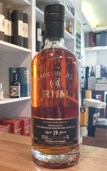 Cadenhead´s Rum Panama 19 let single cask PAN.1.A 2026 55 % vol. 0,7l