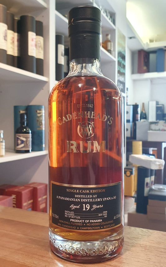 Cadenhead´s Rum Panama 19 y single cask PAN.1.A 2026 55 % vol. 0,7l