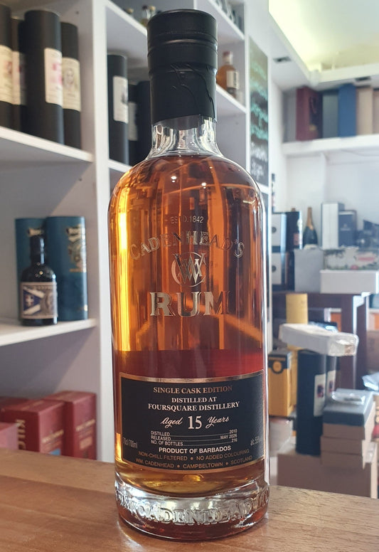 Foursquare single cask 15y Cadenhead´s 55 % vol. 0,7l Rum