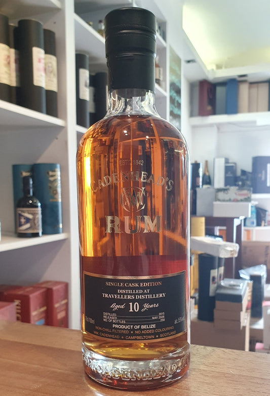 Travellers single cask 10y Belize 2026 Cadenhead´s 55 % vol. 0,7l Rum