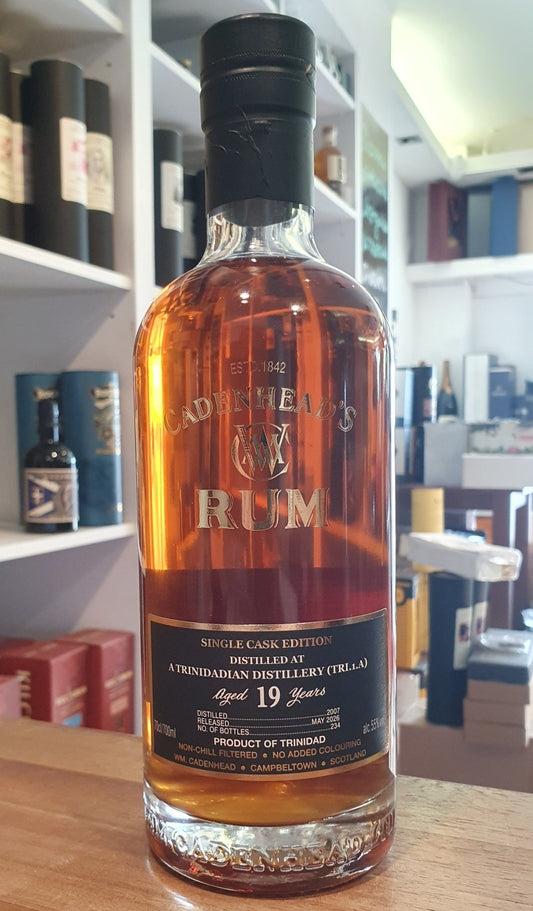 Cadenhead´s Rum Trinidad 19 y single cask TRI.1.A 2026 55 % vol. 0,7l