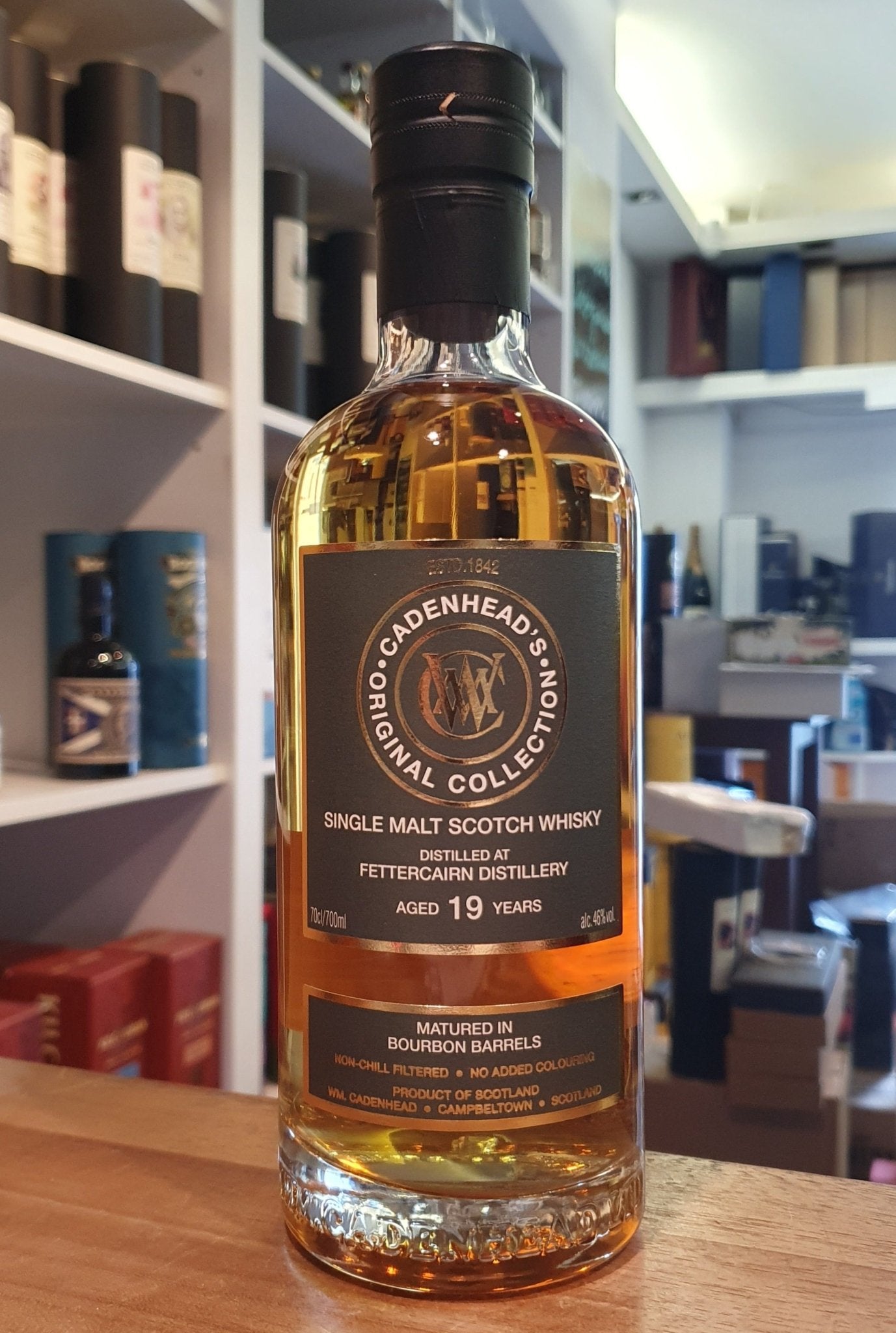 Fettercairn 19 let v sudu po bourbonu Cadenhead's 0,7l 46 %vol. 2026 whisky
