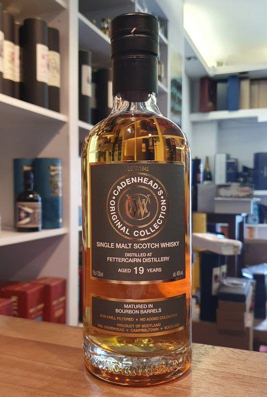 Fettercairn 19 y Bourbon cask Cadenhead's 0,7l 46 %vol. 2026 Whisky