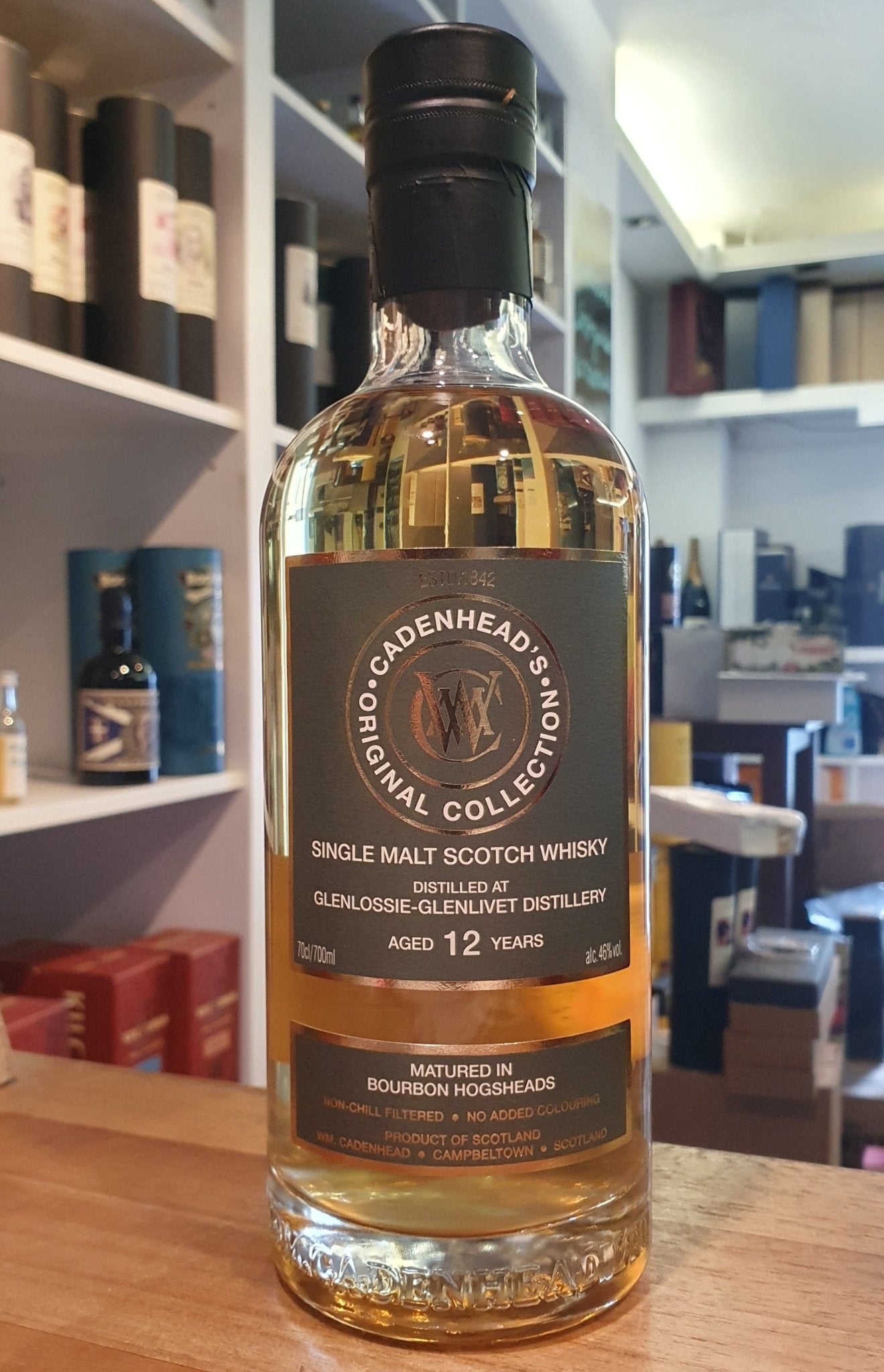 Glenlossie 12 let Bourbon cask Cadenhead's 0,7l 46 %vol. 2026 whisky