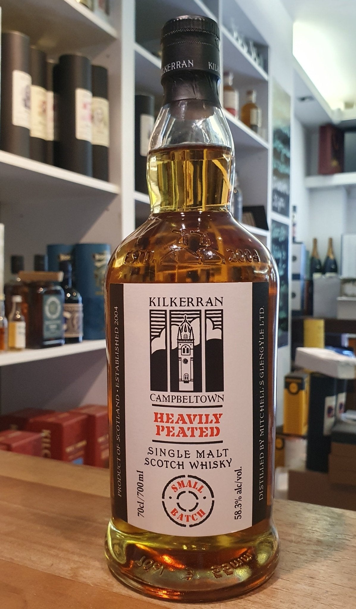 Kilkerran Heavily Peated 2026 Batch 14 0,7l 58,3 %vol. o.Dose Campbeltown Limited Edition