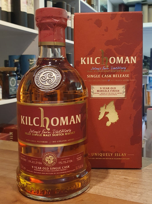 Kilchoman Marsala single Cask Ebudae 2016 2026 9 y 0.7l 54,1% scotch whisky #16 1182