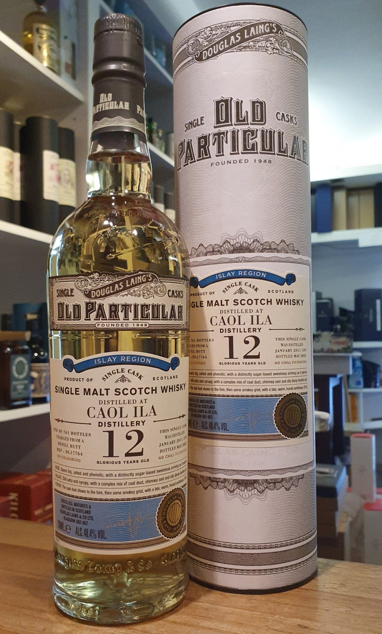 Caol Ila 2011 single cask 12leté Old Particular 48,4% vol. 0,7l whisky Douglas Laing