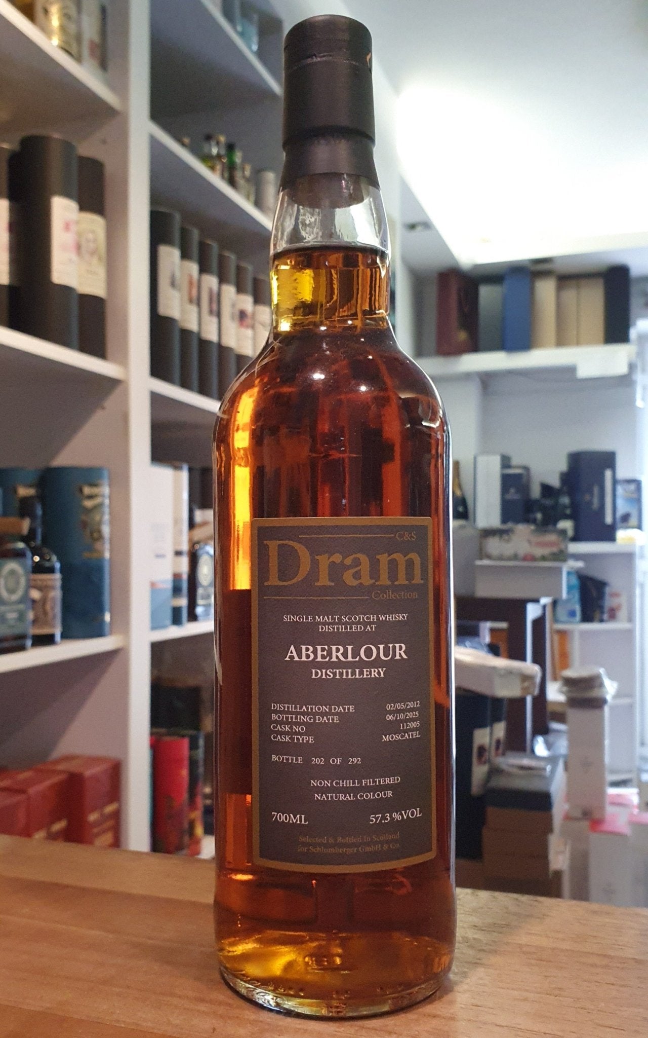 Aberlour 2012 Moscatel cask C&S Dram Collection 0,7l 57,3 % vol  Morrison Whisky
