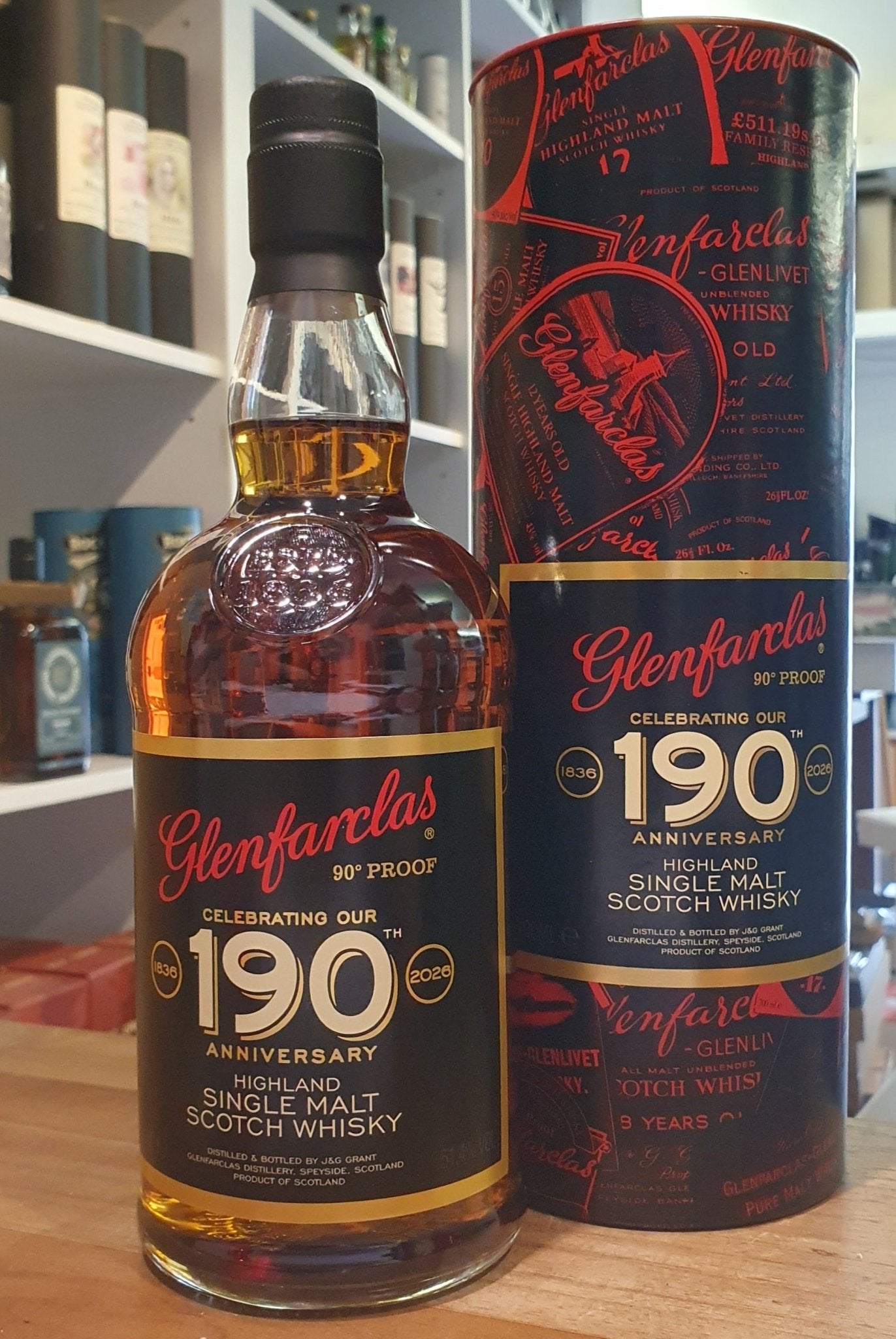 Glenfarclas 190 th Anniversary 1970-2010 Edition single malt scotch whisky 0,7l 51,4 % vol.