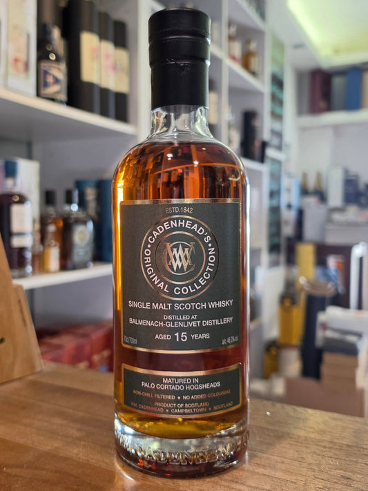 Balmenach 2011 Palo Cortado 15 Cadenhead's 0,7l 46 %vol. August 2026 Whisky