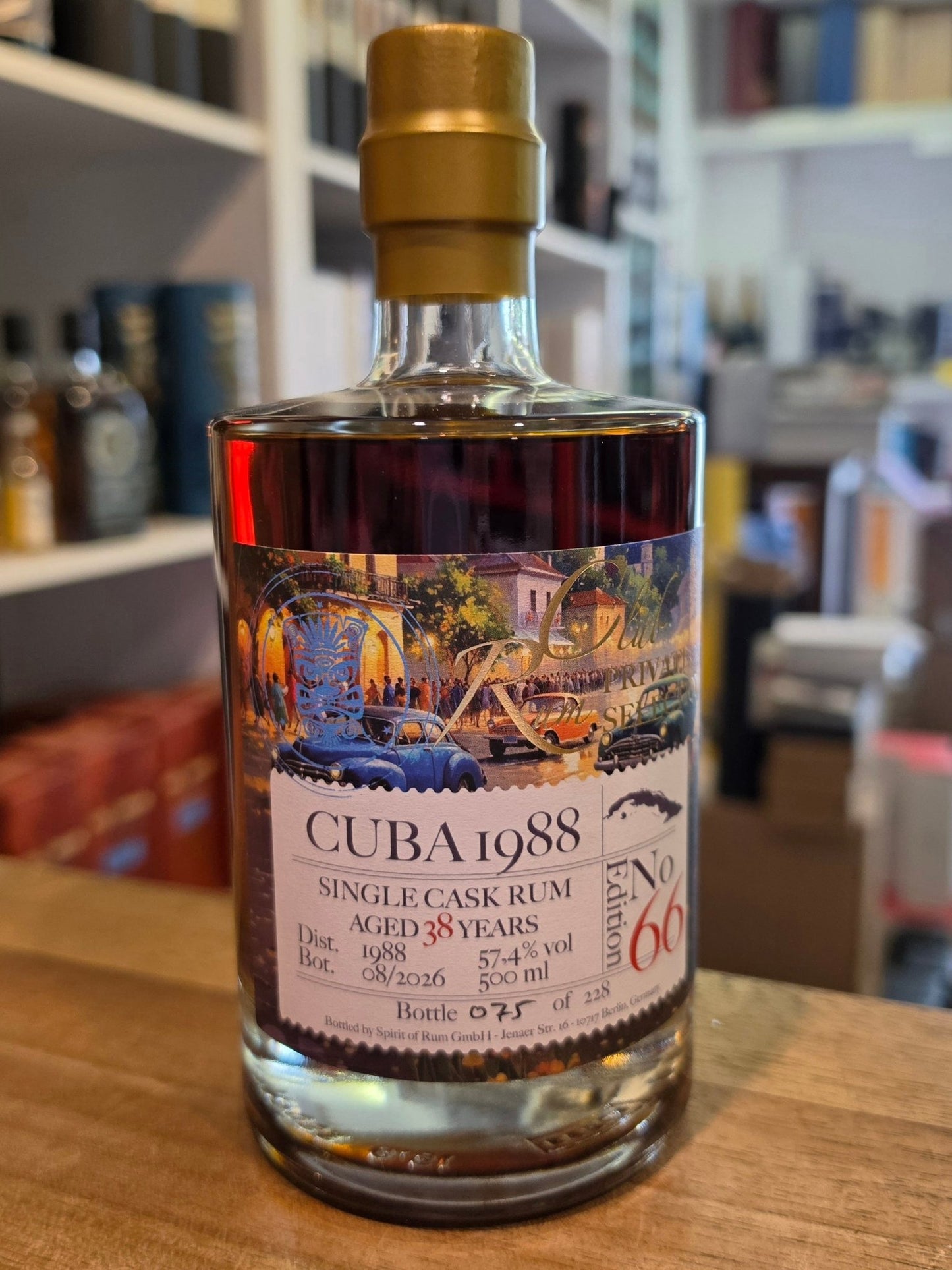 Rumclub ed.66 uba 1988 Central America c 0,5l 57,4 % vol. rum club Private Selection Edition