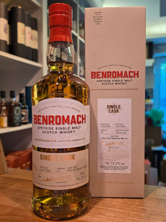 Benromach 2012 FF Bourbon cask 14 y single cask #11 0,7l 59,2% vol. Whisky
