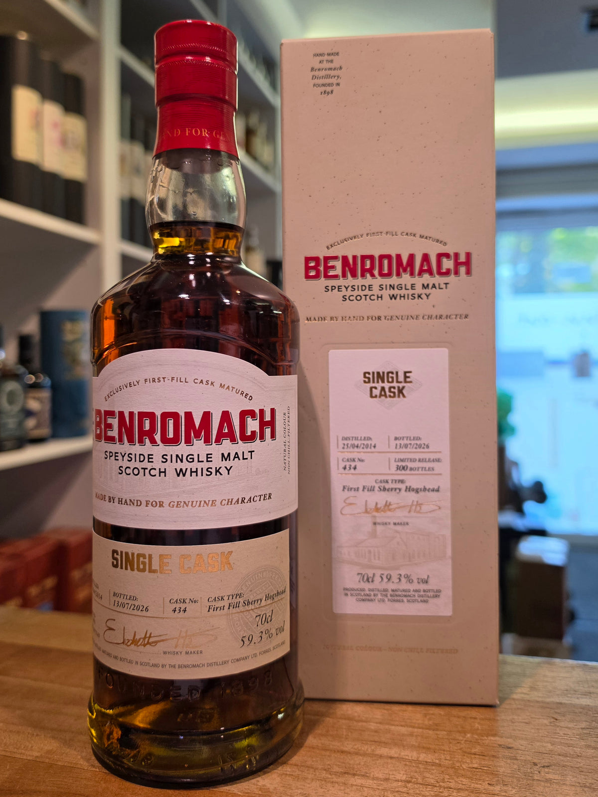 Benromach Single cask 2014 first Sherry cask 2026 12 y 0,7l 59,3% vol. Whisky #434