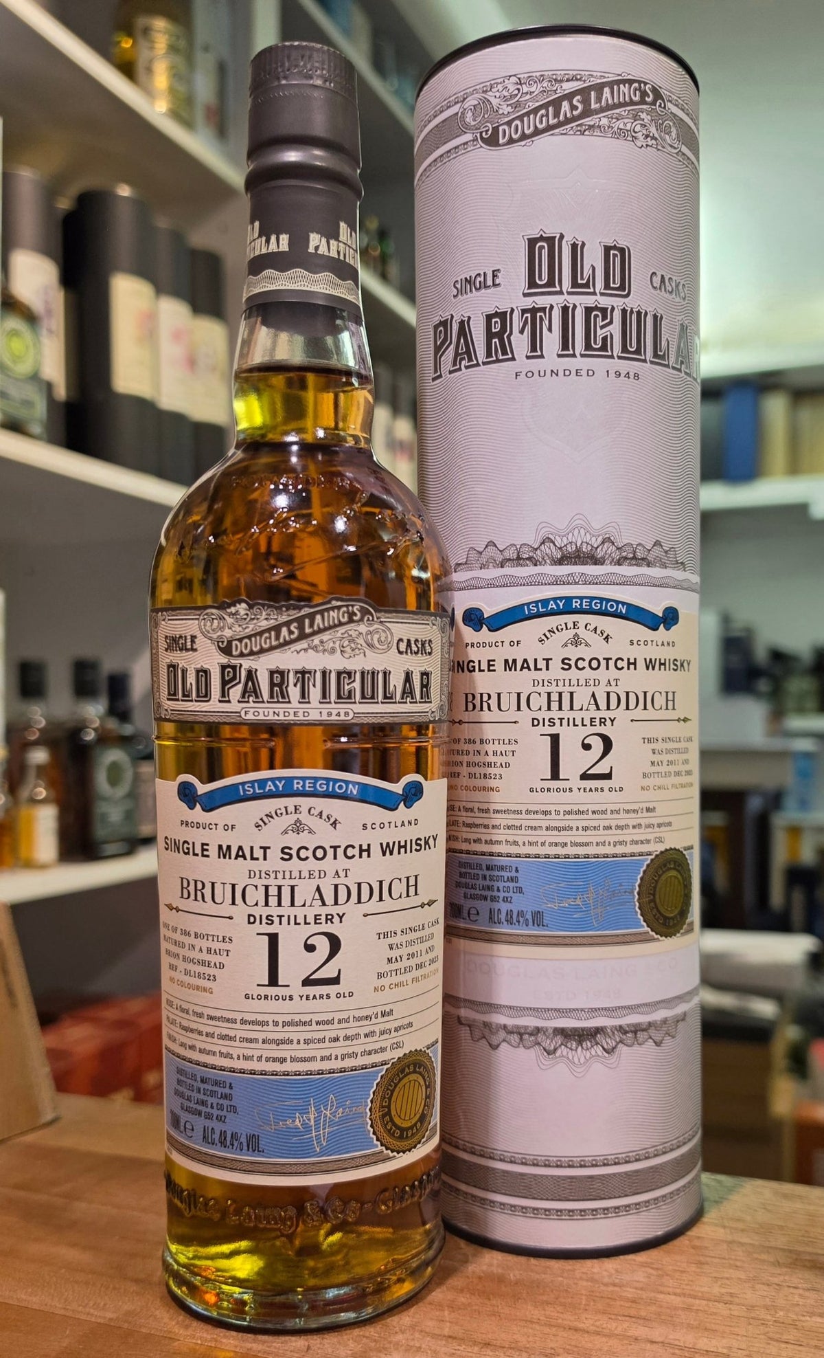 Bruichladdich Single Cask 2011 Old Particular 48.4% vol. 0.7l whisky Douglas Laing #dl18523