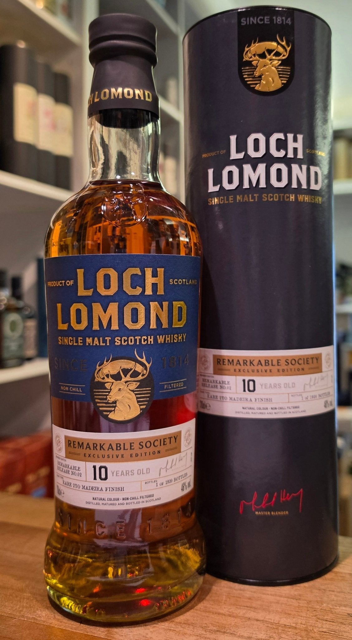 Loch Lomond 10 y Extended 2 Y Madeira Finish 46 % Whisky Remarkable Society Limited Edition 2026