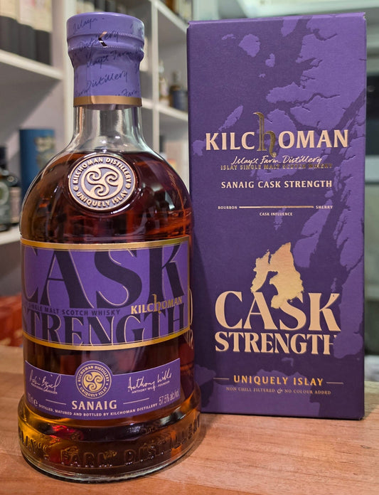 Kilchoman Sanaig cask strength dark batch 2 Edition 2026 0.7l 57,5 % scotch whisky limitiert dark batch