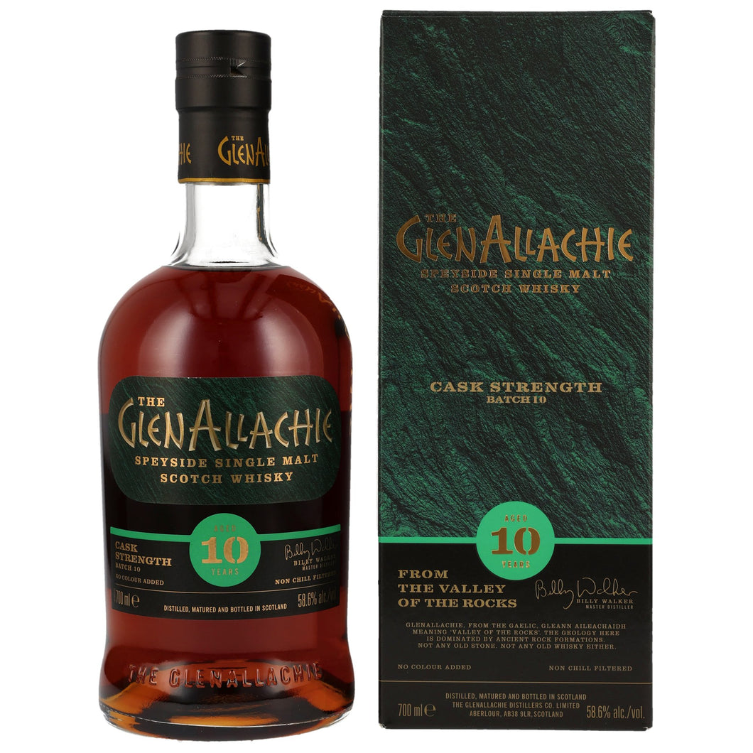 Glenallachie 10y B10 cask strength 58,6% vol. 0,7l Single Malt Scotch Whisky batch 10 Speyside