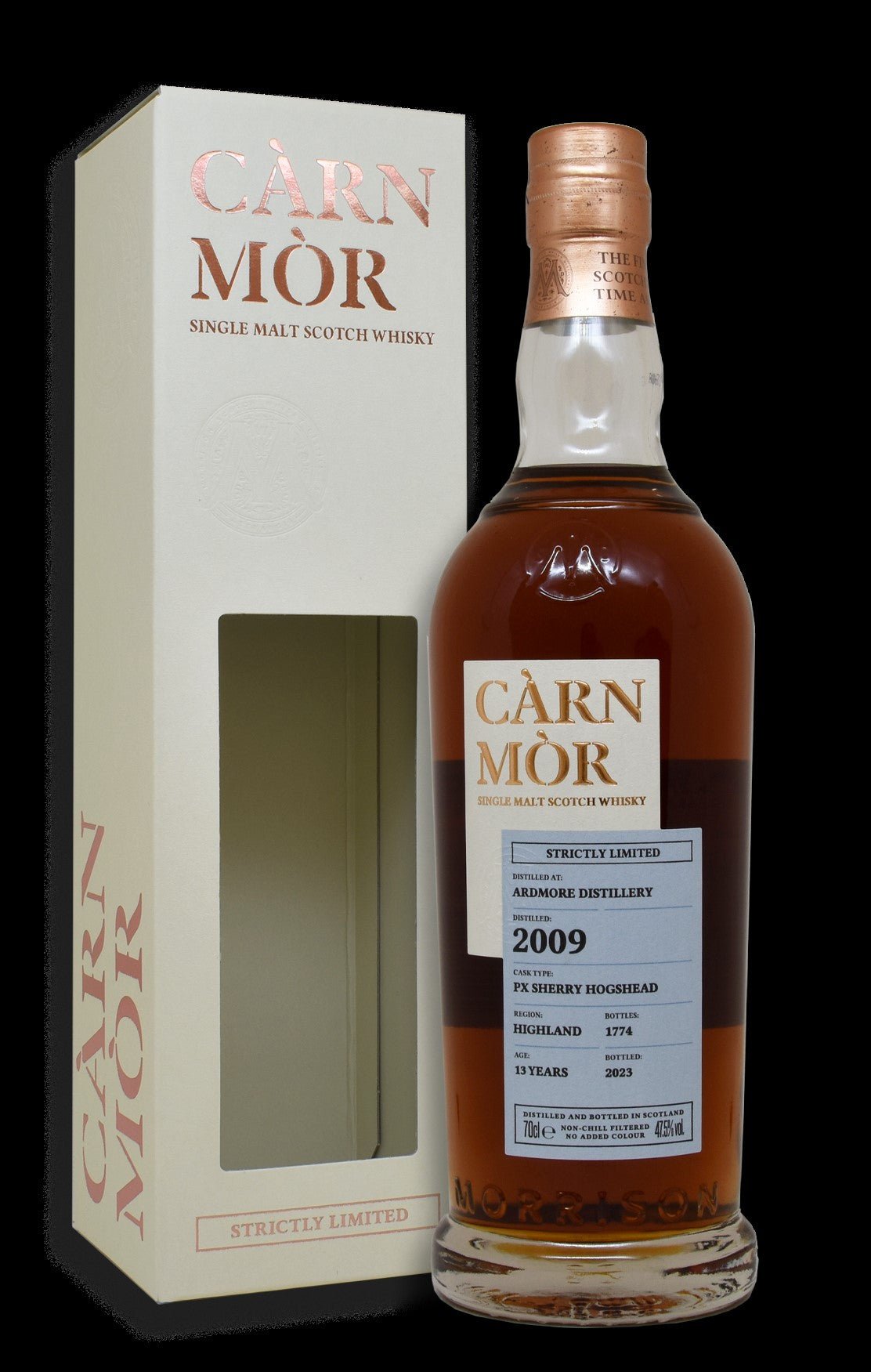Ardmore 2009 2023 13y PX Sherry Hogshead Highland Carn Mor 47,5% vol. 0,7l Strictly Limited Highland Whisky - inn-out-shop