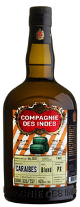 Compagnie de Indes Caraibes PX 2021 0,7l 43%vol. CDI Rum exkl. Perola  limitiert auf 684 Flaschen 