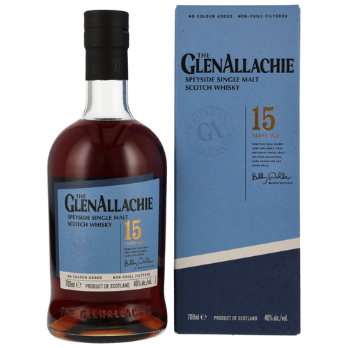 The GlenAllachie 15y Speyside 46%vol. 0,7l  Whisky NEUE Austattung