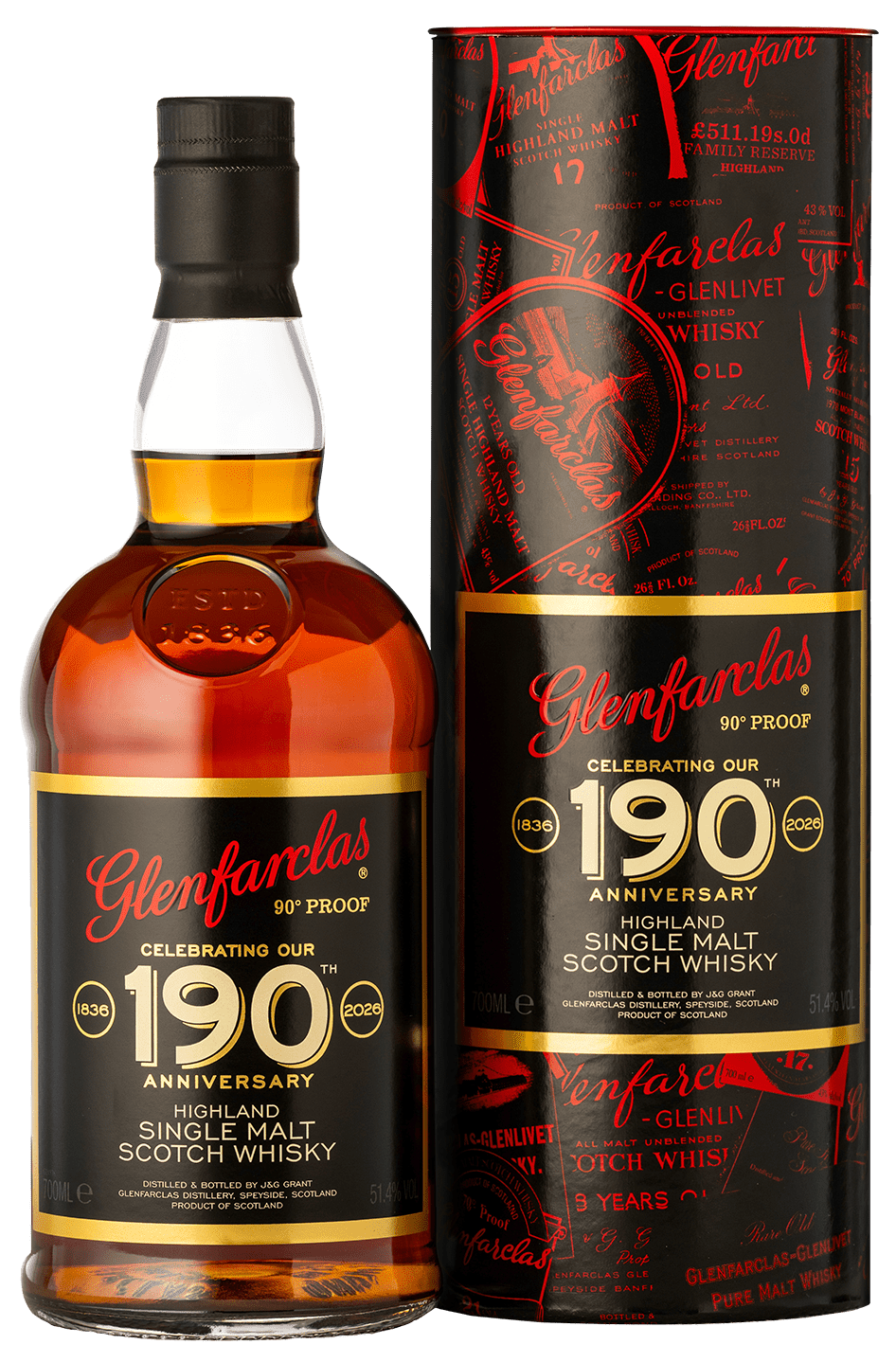 Glenfarclas 190 th Anniversary 1970-2010 Edition single malt scotch whisky 0,7l 51,4 % vol.