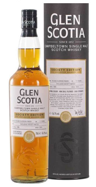 Glen Scotia Society batch 2025 11y PX Oloroso 0,7l 54,1%vol. GePa Schottland Campbeltown